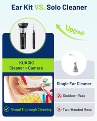 KAUGIC ear camera live view on smartphone helps monitor progress safely.