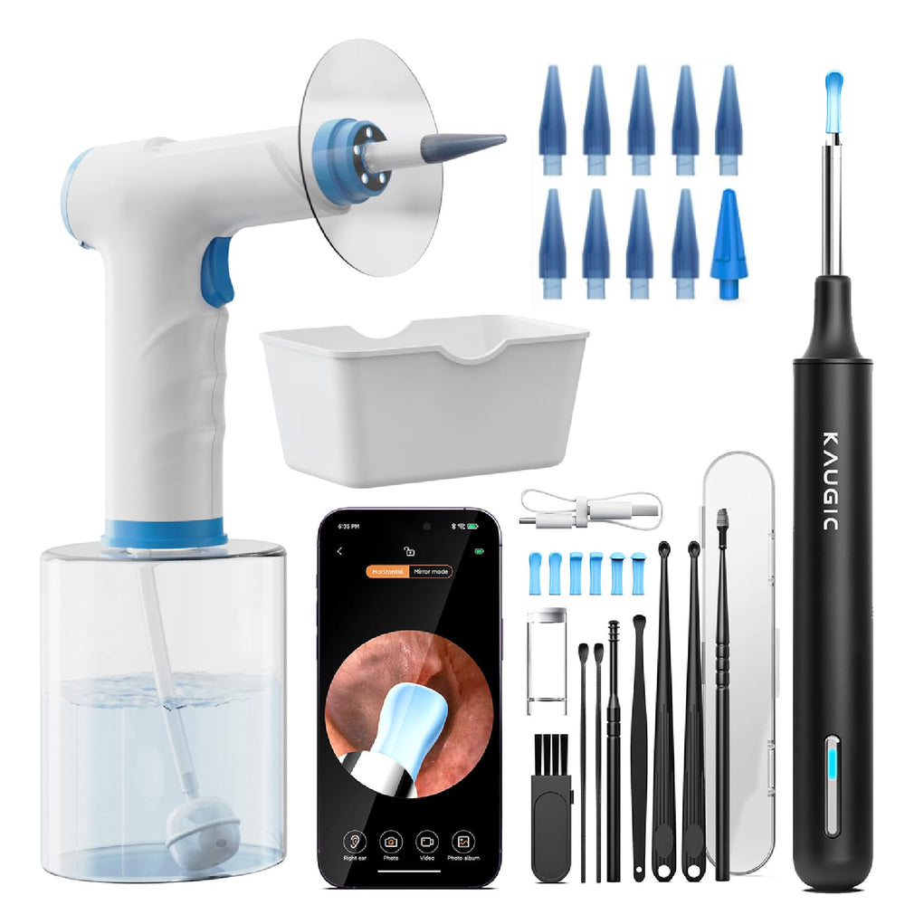 KAUGIC ear cleaner assembly for gentle wax removal
