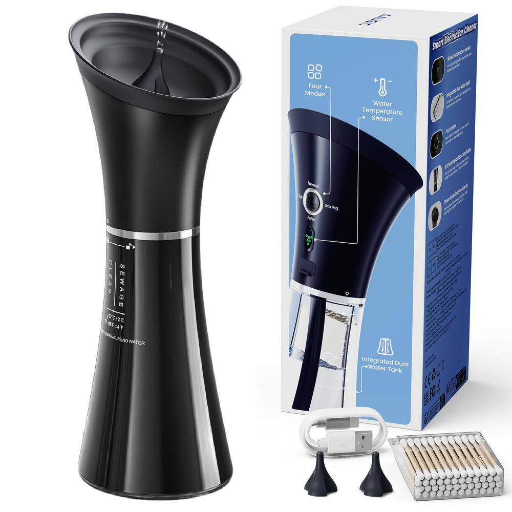 KAUGIC upgraded ear wax remover with a one-piece tank for easier post-use cleaning