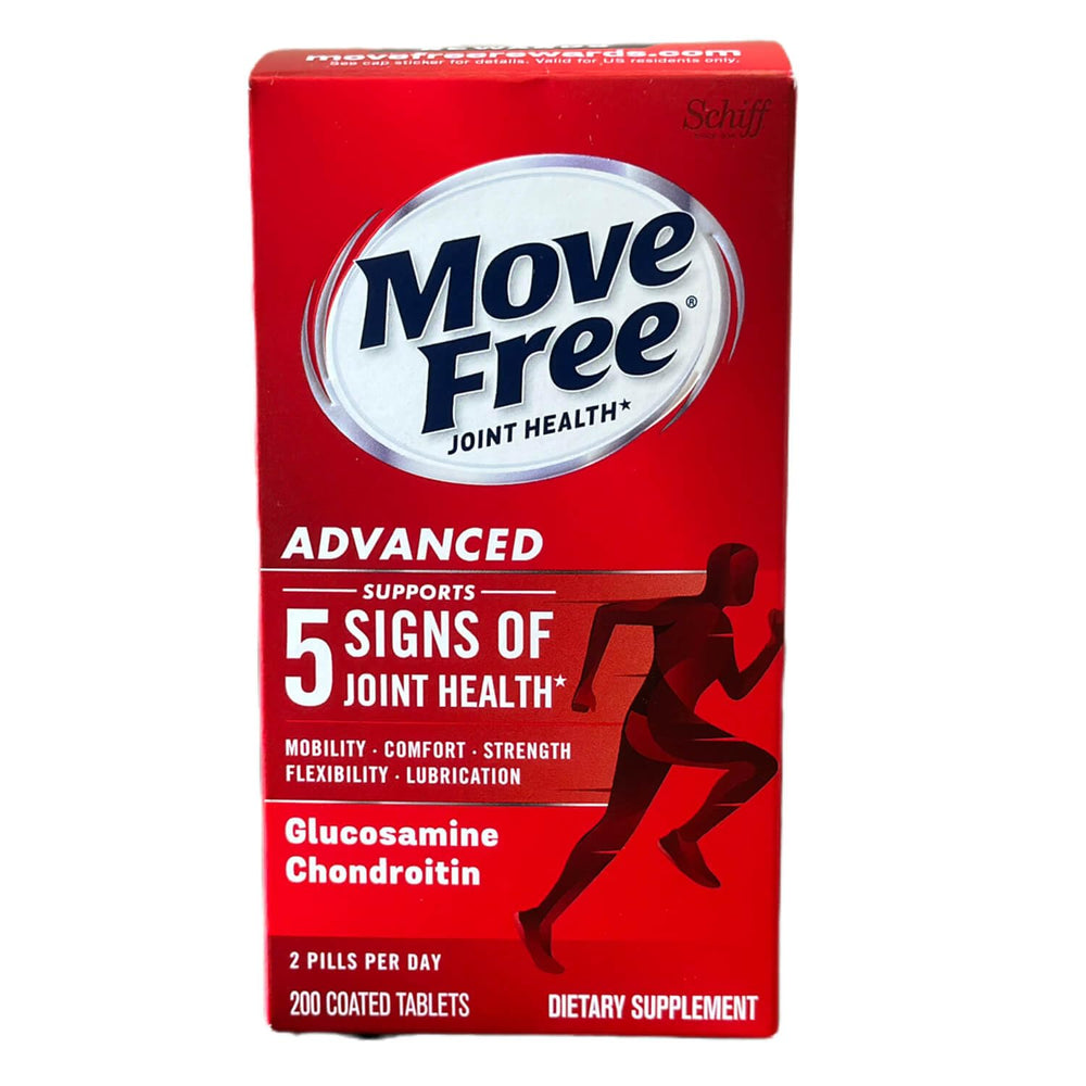 Kaxilu Move Free Advanced bottle front view highlighting joint support for daily mobility