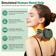 KAXLIDEN massager side view highlighting slim travel-friendly profile