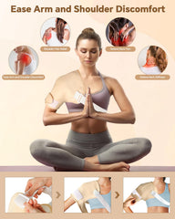 KAXRUO breast-left wrap provides focused warmth for upper body comfort.