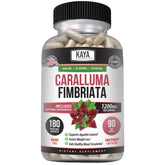 Kaya Naturals Caralluma Fimbriata 1200mg bottle shown for endurance-support supplementation