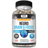 Kaya Naturals Neuro Brain bottle with capsules supports focus and memory