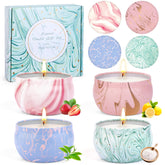 Velas KEARLGMBH conjunto cuatro piezas: regalo elegante para casa