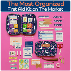 KeepGoing kit fits in diaper bag for family outings and on-the-go care.