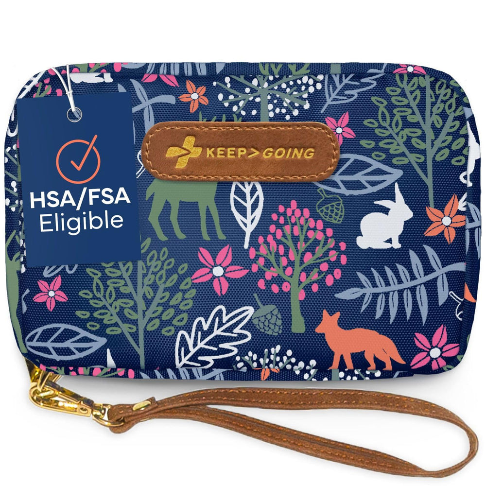 KEEP>GOING travel first aid kit for kids compact case for easy packing