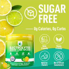 Keppi Electrolytes Powder label nutrition highlights minerals and serving info