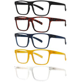 Kerecsen 5-pack blue light reading glasses with protection for screen time relief.