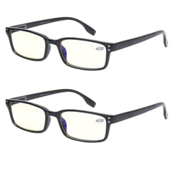 Gafas Kerecsen para computadora, dos pares, protección UV para uso prolongado frente a pantallas.