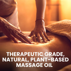 KESMEDIK Sore Muscle Massage Oil Swedish massage session with silky glide.