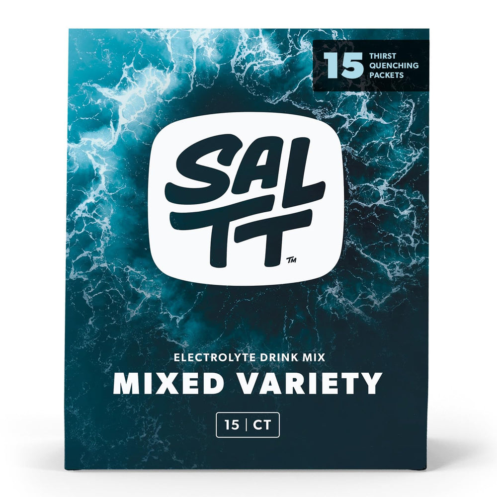 Keto Chow SALTT variety pack packets for balanced hydration on the go