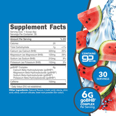 Ketologic KetoEnergy powder serving scoop ready to mix for quick ketone boost.