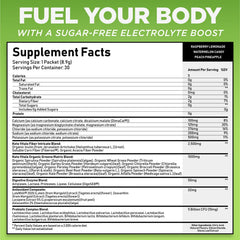Ketovitals Keto Electrolytes + Greens raspberry-lemonade packet for on-the-go refreshment