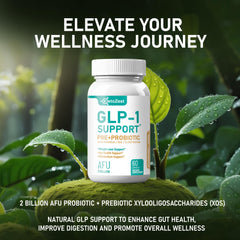 KetoZest GLP-1 Support Akkermansia image shows key probiotic for metabolic balance.
