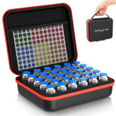KEXWAXX insulin vial case with foam inserts for secure fridge storage.