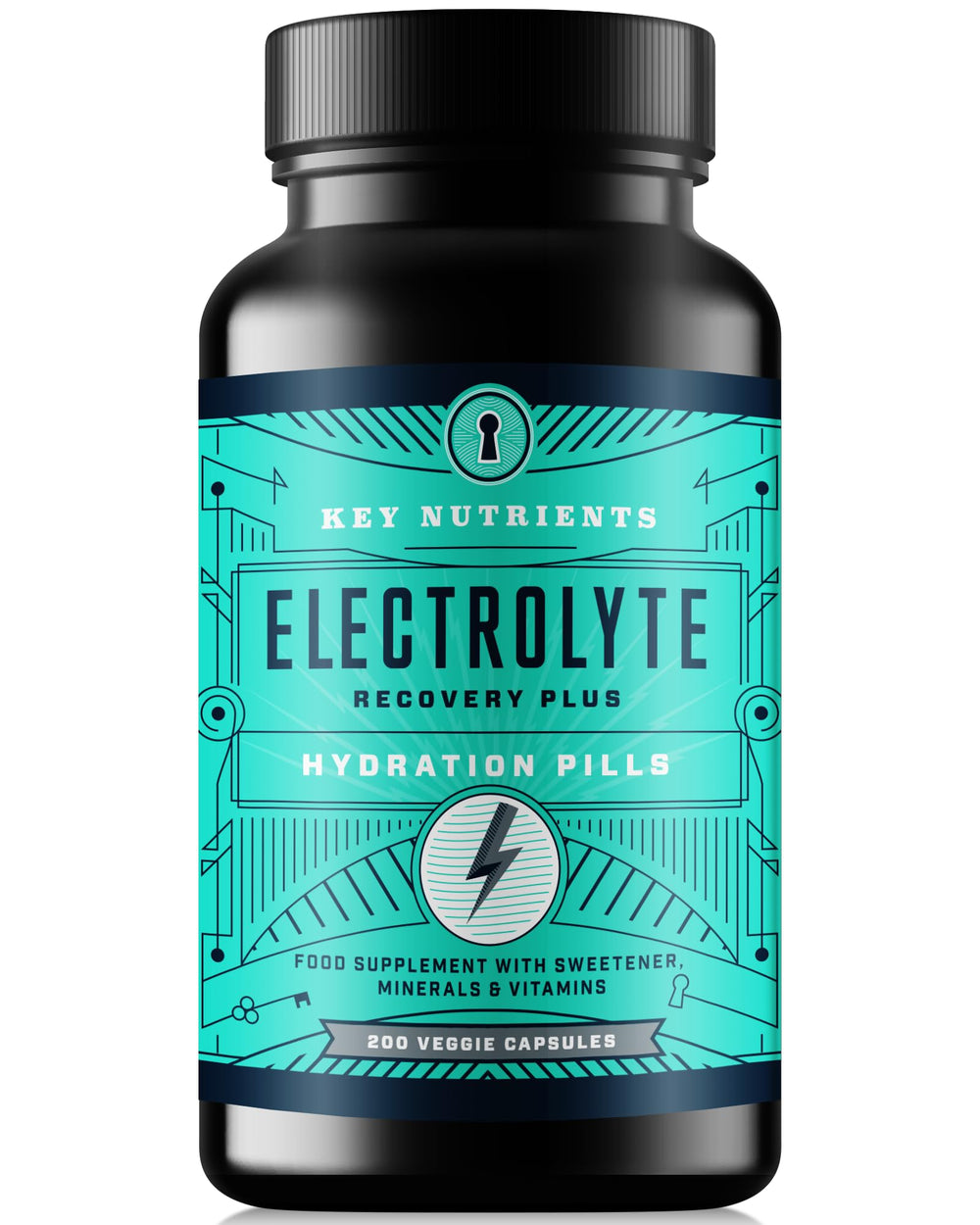 Key Nutrients Electrolyte Tablets bottle front, ideal for on-the-go hydration