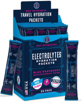 Key Nutrients electrolytes blue raspberry packet for on-the-go hydration