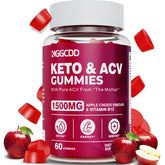 KGGCDD Keto ACV Gummies bottle showing a 60-count pack for low-carb living.