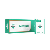 KHOOR Menthol Carton front view shows a tobacco-free, nicotine-free option for a refreshing smoking ritual.