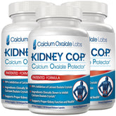 Kidney C.O.P. Calcium Oxalate Protector bottle with capsules for daily kidney support.