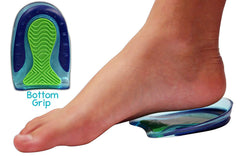 KidSole sport-traction-heel-cups bottom with traction layer for grip.