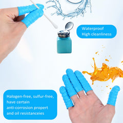 Kifmurase blue finger cots offer comfort and waterproof protection for long wears
