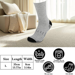 Kifmurase diabetic socks black pair with reinforced toes and heels for durability