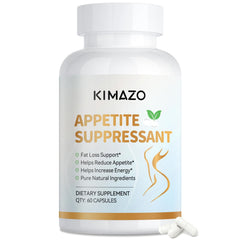 KIMAZO New-Appetite Pills bottle front, highlighting appetite control and daily energy support.