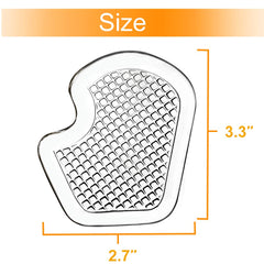 Kimihome metatarsal pads adhesive design keeps cushions securely in place during wear.