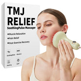 Kinbana Jaw and Neck Massager front view showing compact design for TMJ relief and comfort