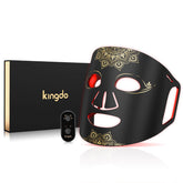Kingdo red light mask front view for at-home skincare