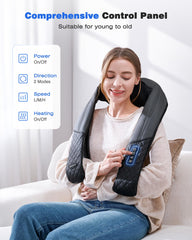 KINGJOY 4D kneading with 16 nodes delivers deep tissue relaxation.