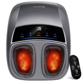 KINGJOY foot massager top view showing dual zone heat for both feet