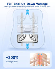KingPavonini back massager up-down rolling action targets tense muscles