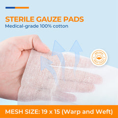 Kingstar sterile gauze pads bulk pack highlights ready-to-use sterile dressings