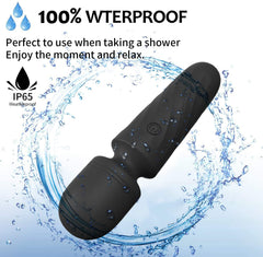 Kingwand handheld massager compact design ideal for travel and on the go use