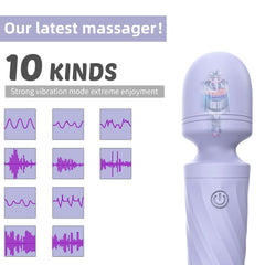 KINGWAND USB-rechargeable massager charging quickly for on-demand use.