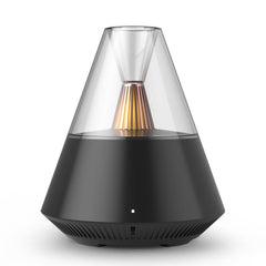 KinYiLO essential diffuser with volcano design and candle light creates soothing ambiance
