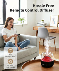 KinYiLO ultrasonic diffuser disperses aroma with quiet operation for study or relaxation.