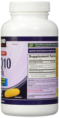 KIRKLAND COQ10 softgel capsules illustrating potent antioxidant supplementation.