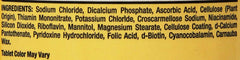 Kirkland electrolytes ingredient label shows added minerals for hydration