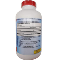 Kirkland Glucosamine HCI with MSM bottle label close-up showing joint support details.