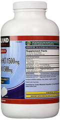 Close-up of Kirkland MSM capsules for flexibility support
