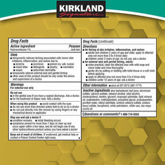 Kirkland 1% hydrocortisone tube for targeted relief on irritated skin
