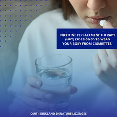 Kirkland Quit Lozenges 4mg 270-piece box demonstrates generous supply for ongoing use.
