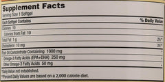 Kirkland Signature hgar Fish Oil packaging shows 2-pack setup for easy storage.