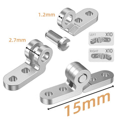 KishYa eyeglass hinge right-pack, compatible with most frames.
