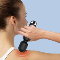 Kitppit Back Small Bullet Massage held in hand for on-the-go relief.