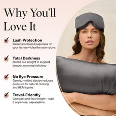 Kitsch Contour Eye Mask no-eye-pressure contours relieve pressure during sleep